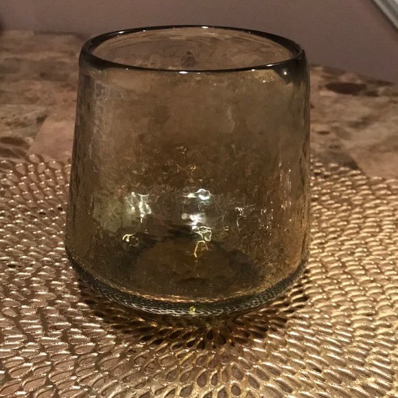 Pottery Barn Luster Glass Votive Candle Holder